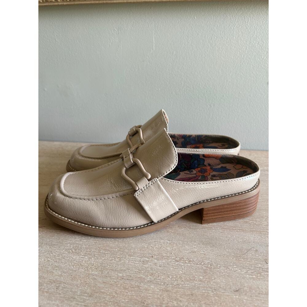 Korks by Kork-Ease Women’s Mule Loafer, Size 6, Nude Beige Leather.​ - Picture 3 of 9
